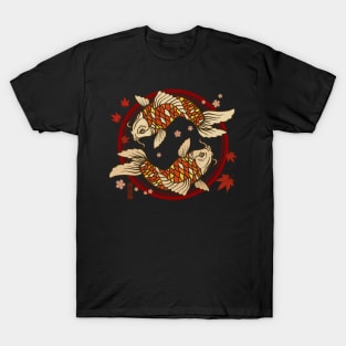 Koi Carp Japanese Traditional Art T-Shirt